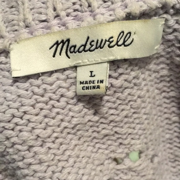Madewell Purple Pullover Sweater - Picture 11 of 12
